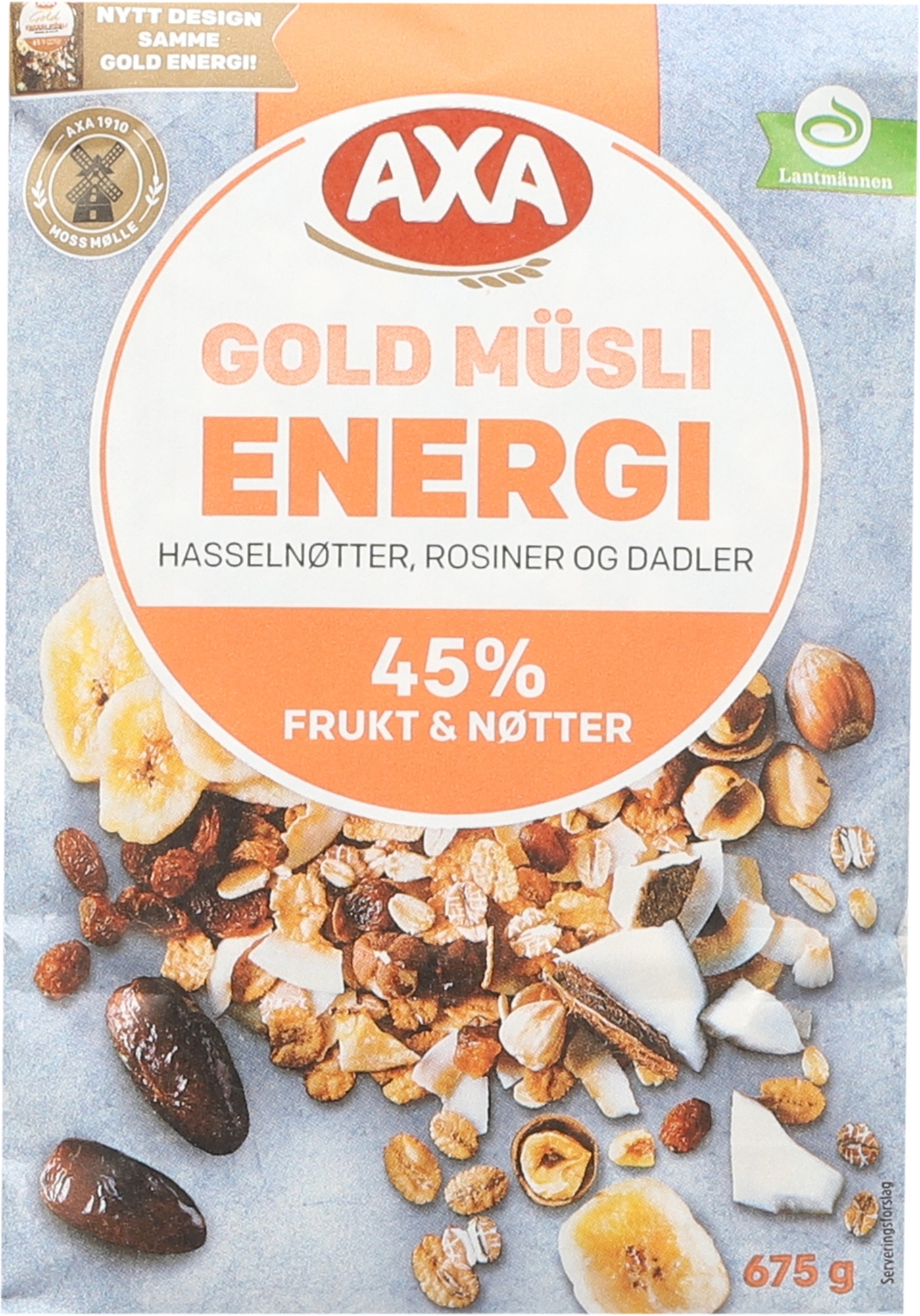 Gold energi müsli   675g