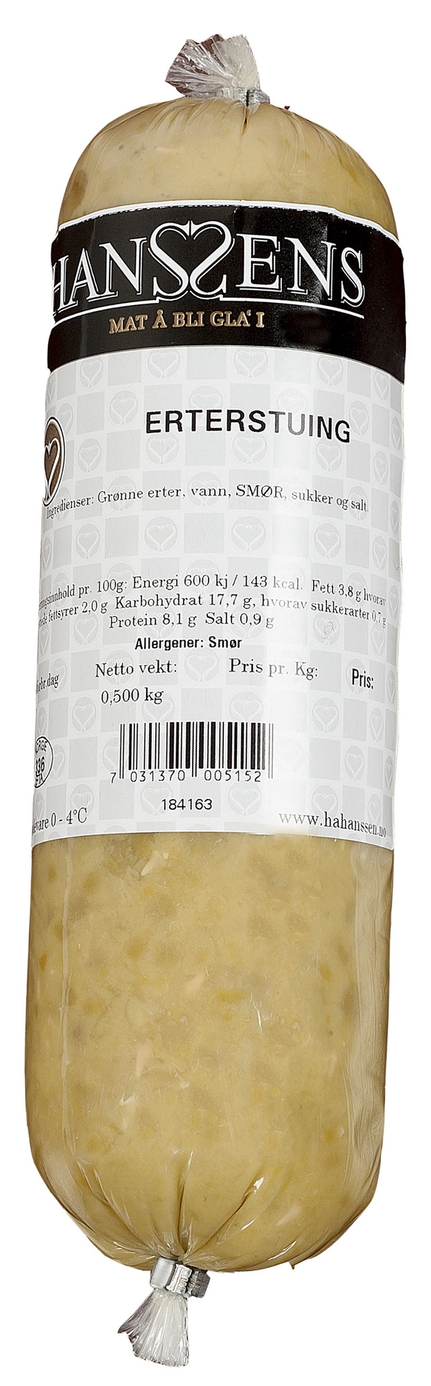 Erterstuing snabb 500g