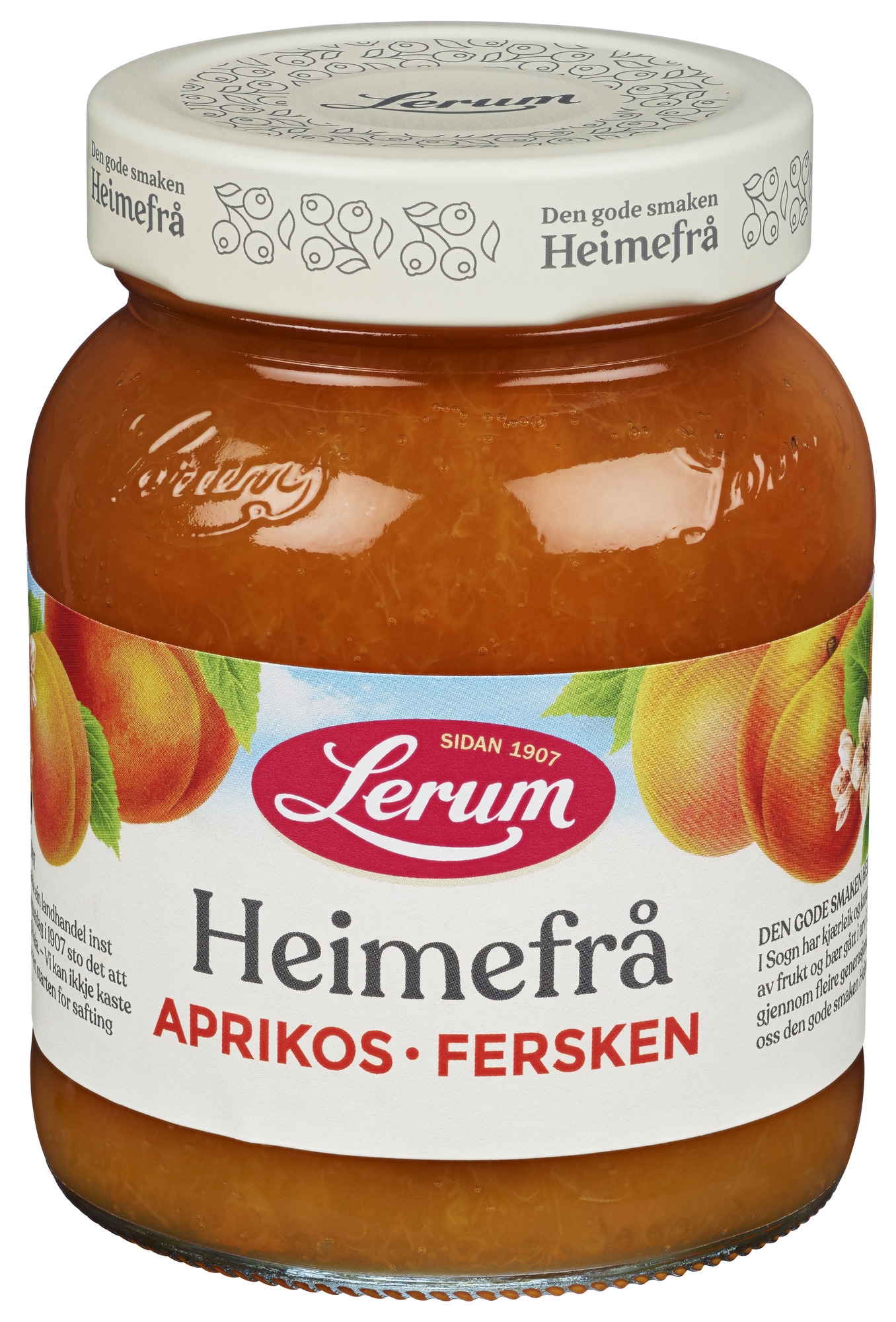 Lerum aprikos-fersk heimefrå   380g