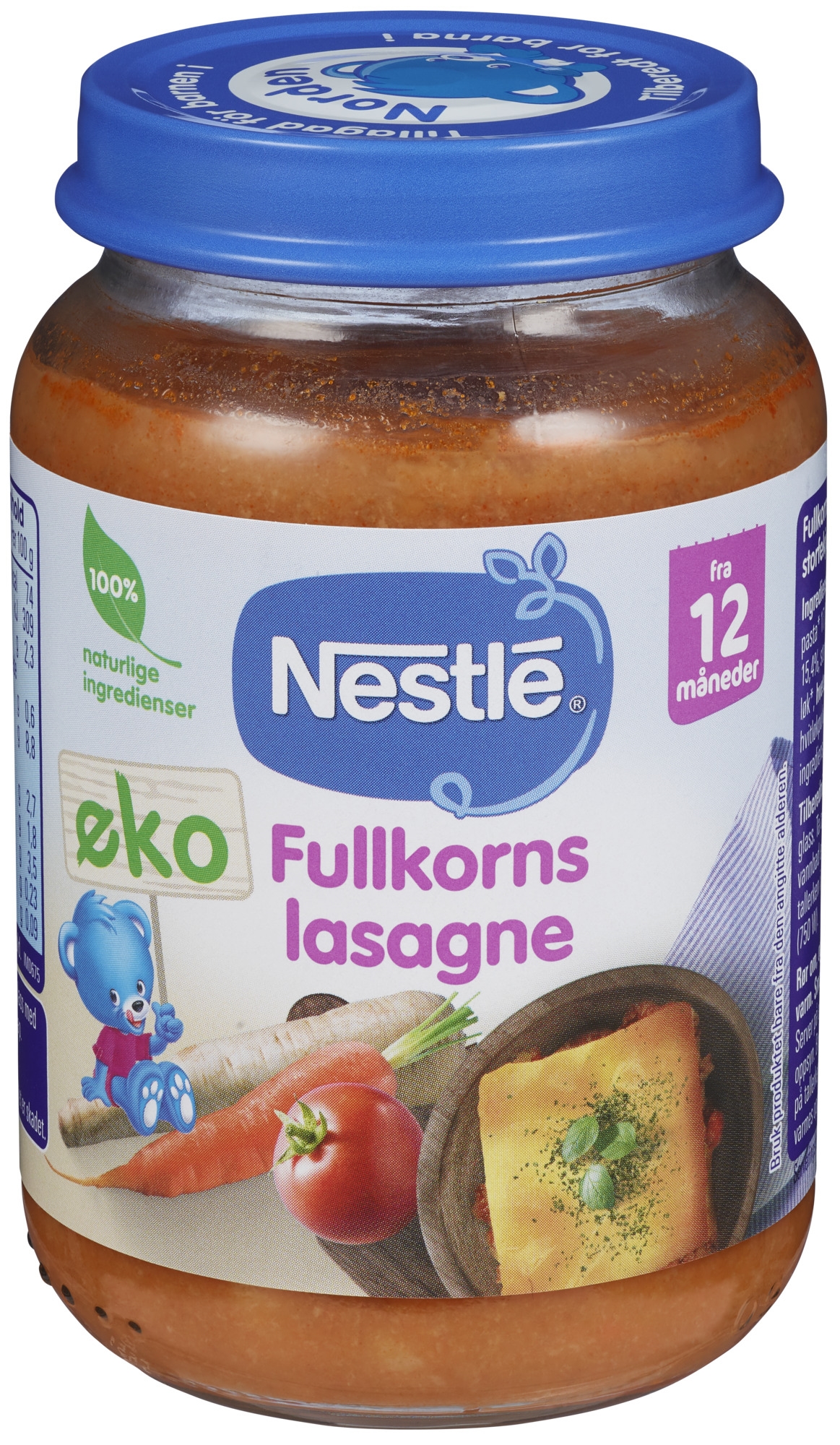 Naturnes fullkornslasagne 12m 190g