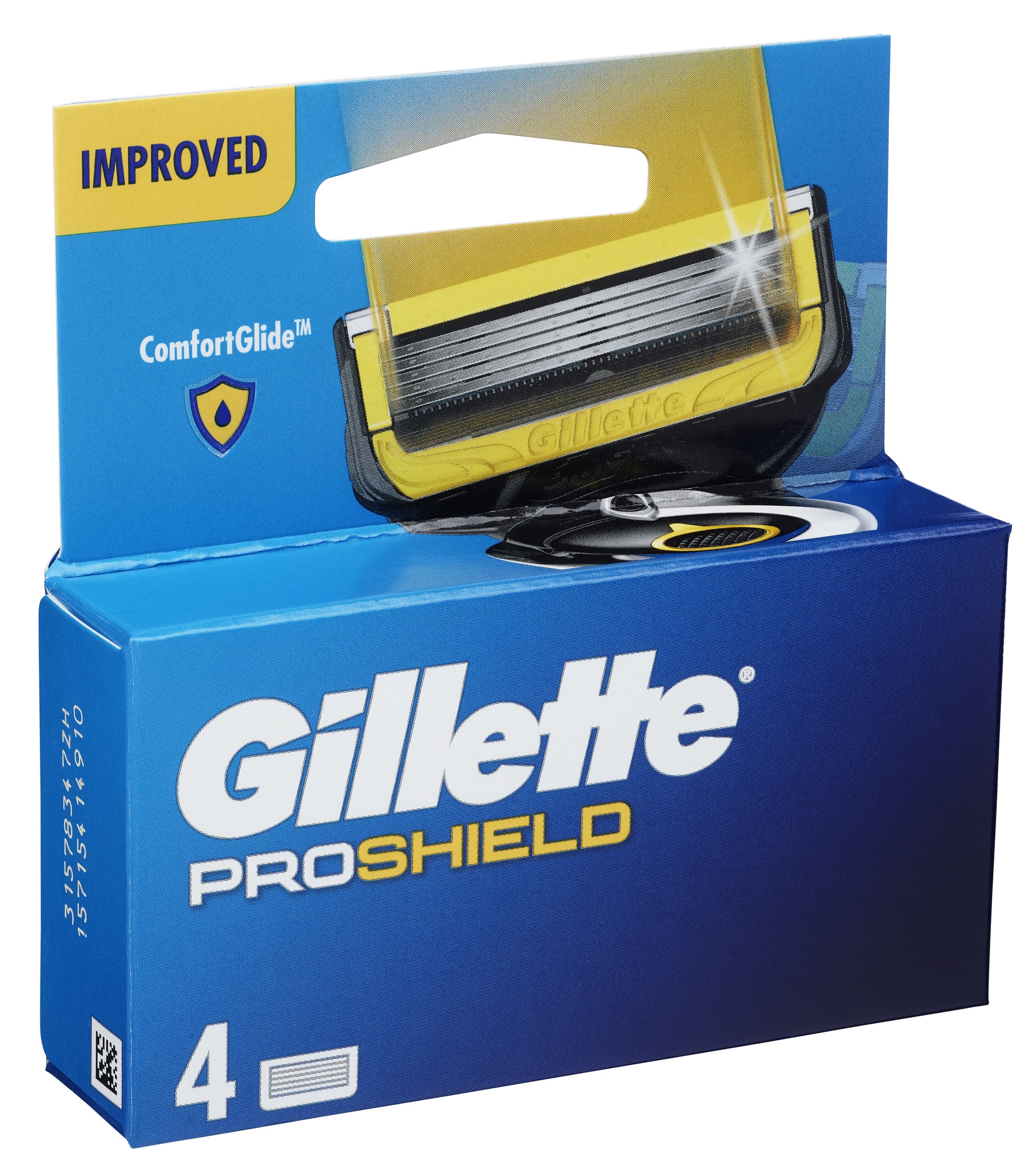 Gillette barber blade fuss 5 proshield   4pcs