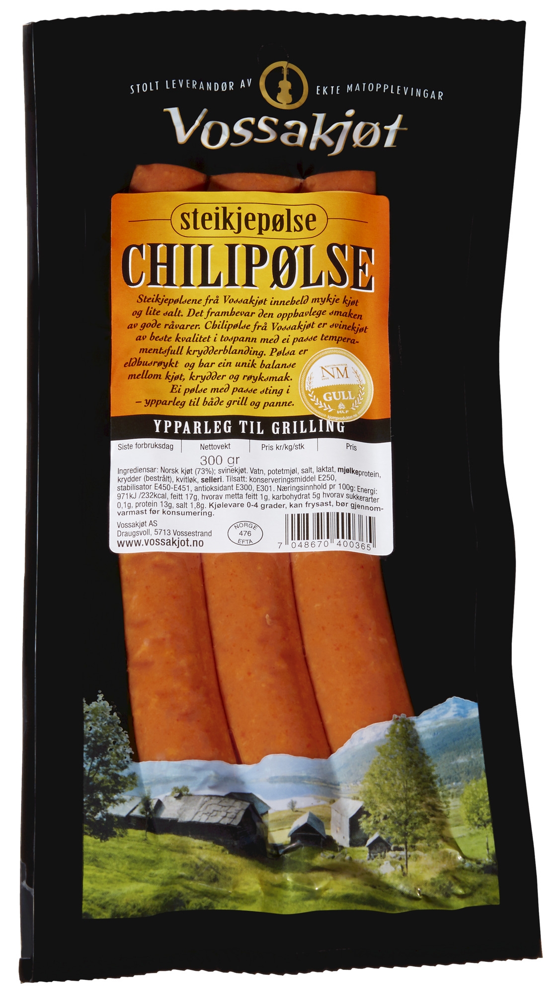Chilipølse     300g
