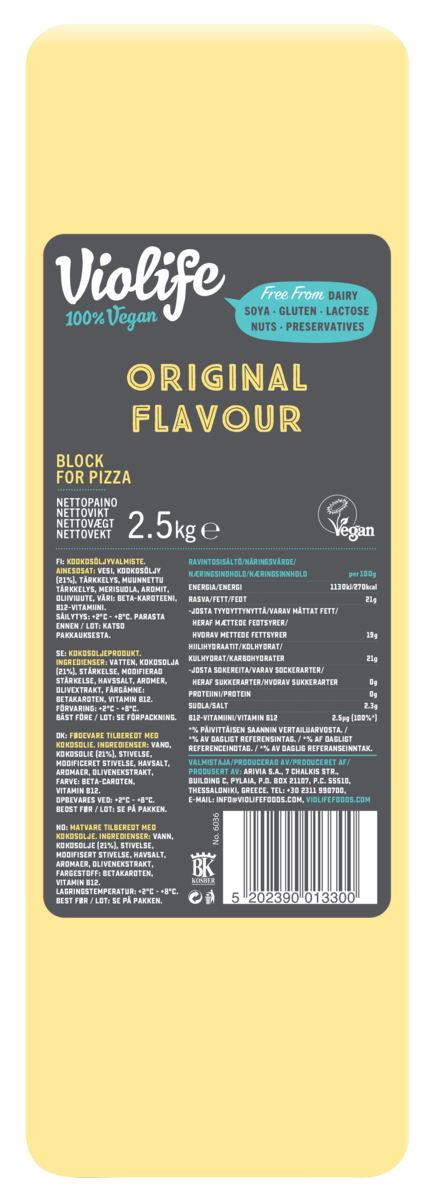 Block for pizza 2,5kg