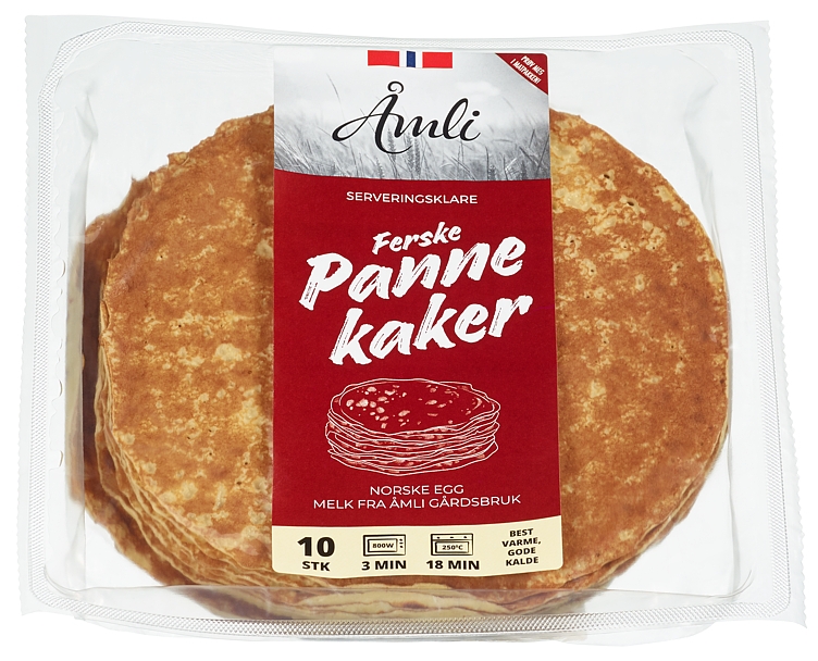 Pannekaker ferdigstekte  10stk