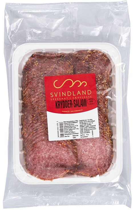 Kryddersalami skåret   500g