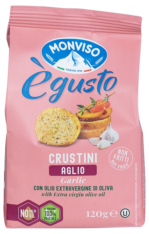 Crustini hvitløk/persille  120g