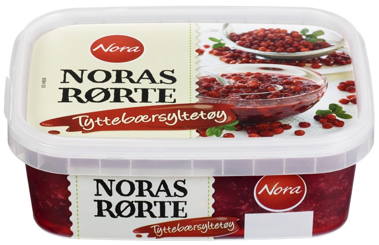 Tyttebærsyltetøy rørte 280g