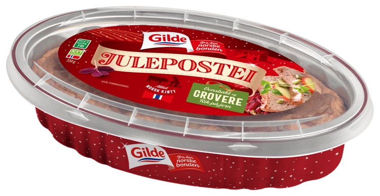 Julepostei grov ovnsbakt 350g