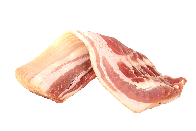 Bacon rindless sliced big pack approx 2,5kg kg