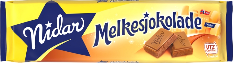 Nidar milk chocolate  180g