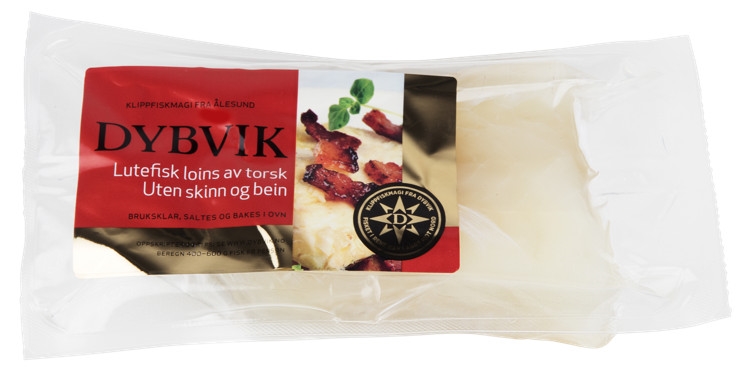 Lutefisk loins benfri ca4,9kg kg