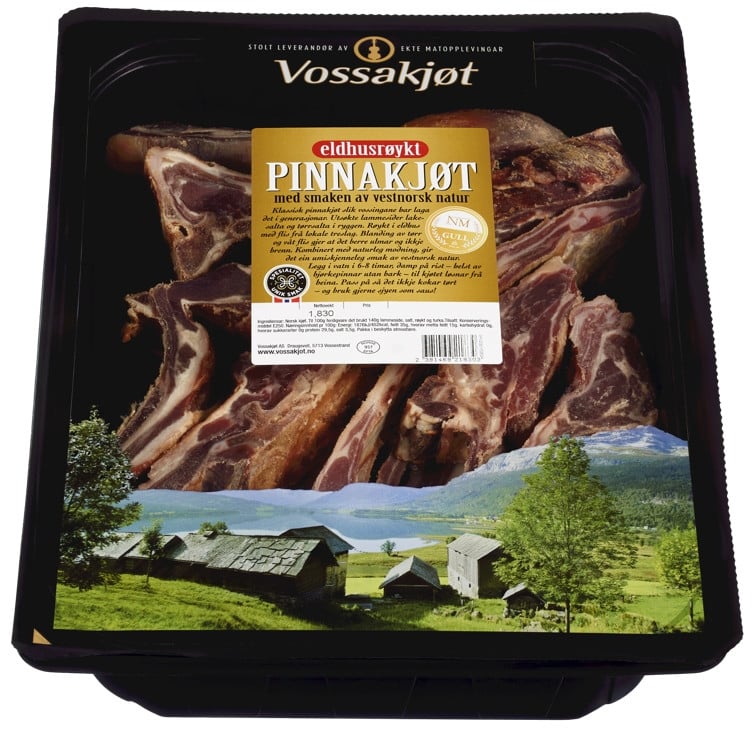 Pinnakjøt eldhusrøykt kutta     50xca1,8kg  kg
