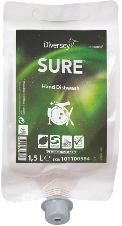 Sure hand dishwash divermite  1,5l