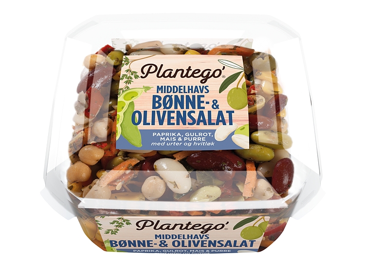 Middelhavs bønne- & olivensalat 300g