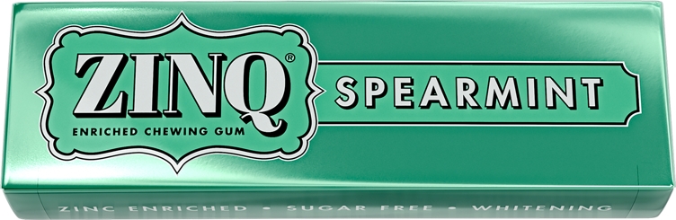 Zinq spearmint sukkerfri tyggegummi m/sink 14g