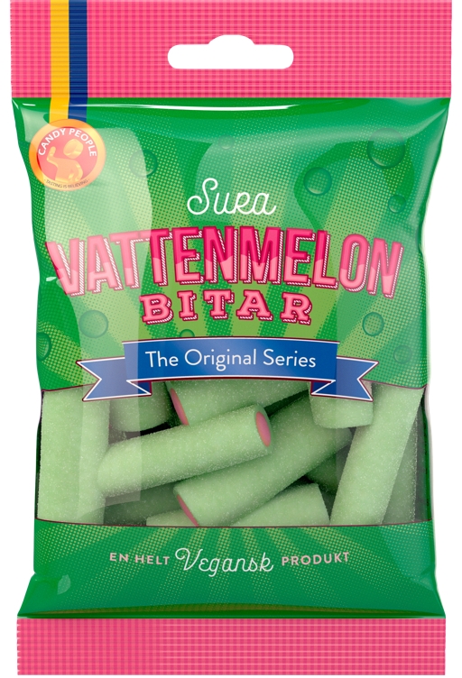 Sure vannmelonbiter vegansk fruktlakris 80g