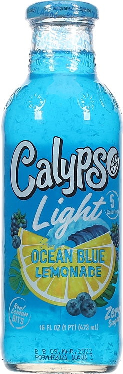 Calypso ocean blue lemonade light 12x47cl