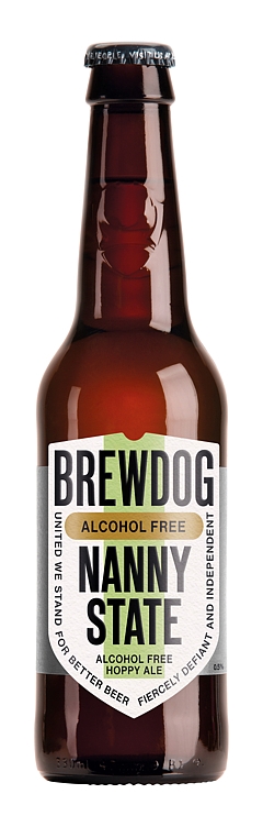 Brewdog nanny state alcohol free hoppy ale 0,5% 12x33cl