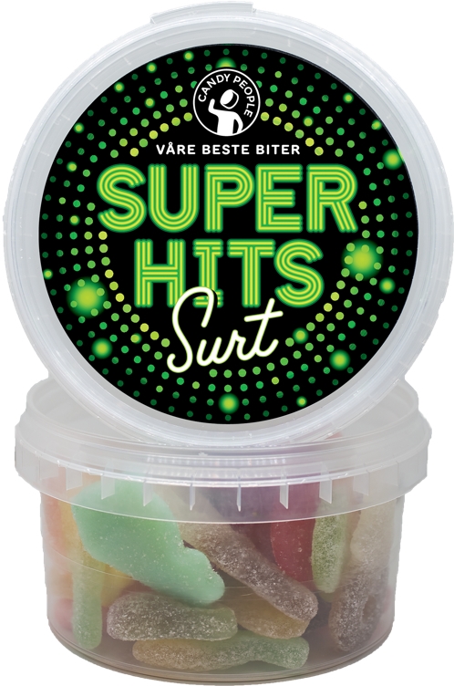 Super hits surt surt smågodt   250g