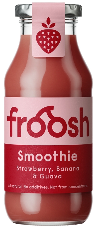 Smoothie jordbær, banan & guava   250ml