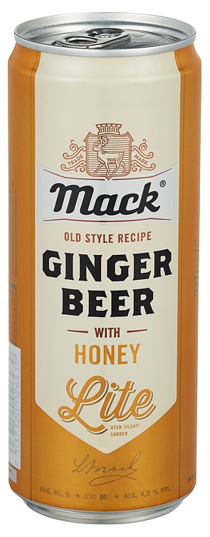 Ginger beer lite honey bx   4,5%   24x33cl