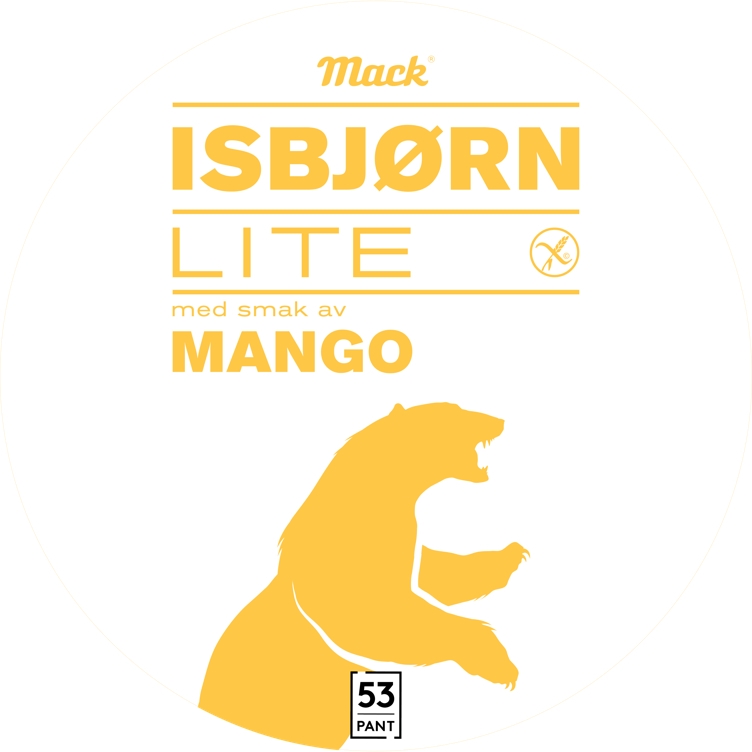 Isbjørn lite glutenfri mango keykeg   4,5%   30l