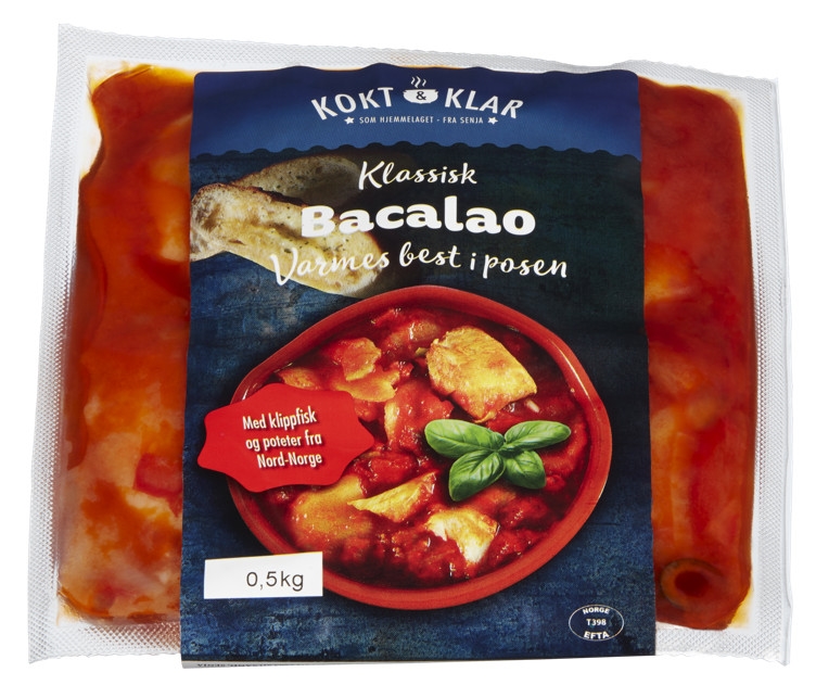 Bacalao kokt og klar  500g