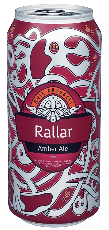 Ægir rallar amber ale 4,7% 24x44cl