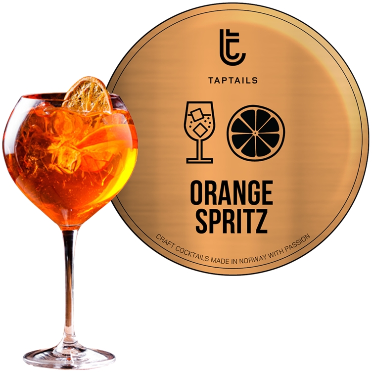 Taptails orange spritz   8%   key keg 20l