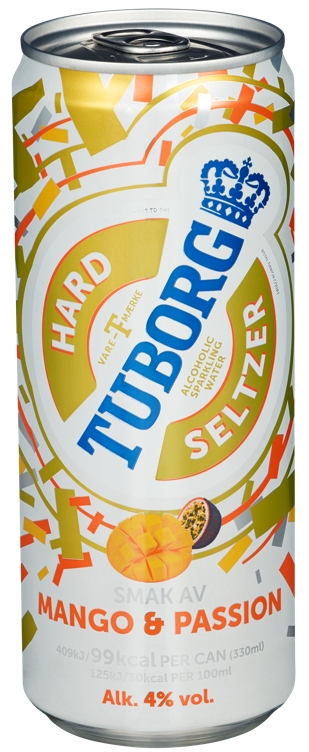 Hard seltzer mango & passion 4% 24x33cl