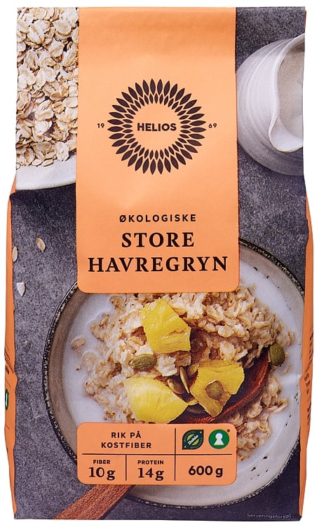 Havregryn store økol. 600g