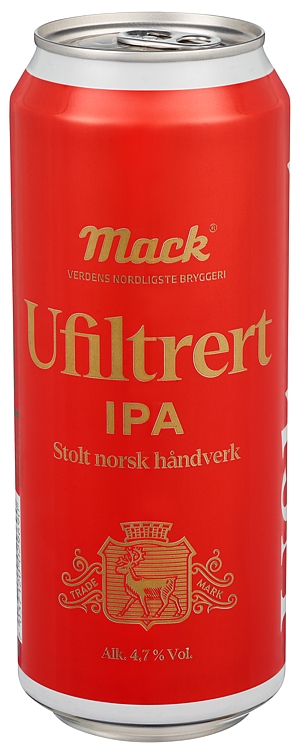 Mack ipa ufiltrert bx   4,5%   24x50cl