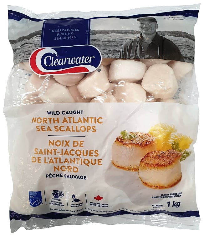 Kamskjell 10/20 sjøfrossen 1kg