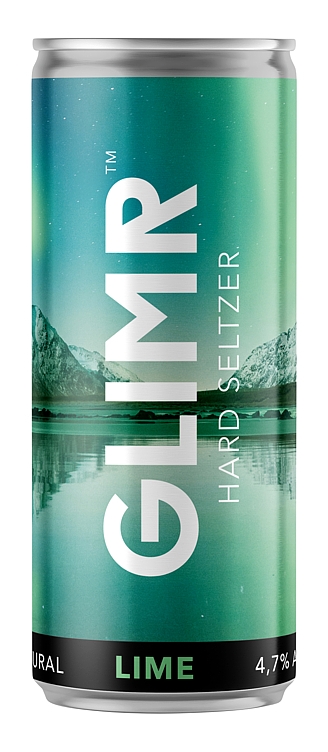 Glimr hard seltzer lime 4,5% 24x33cl