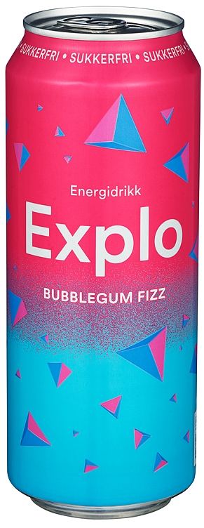 Explo bugglegum fizz sukkerfri bx  24x0.5l