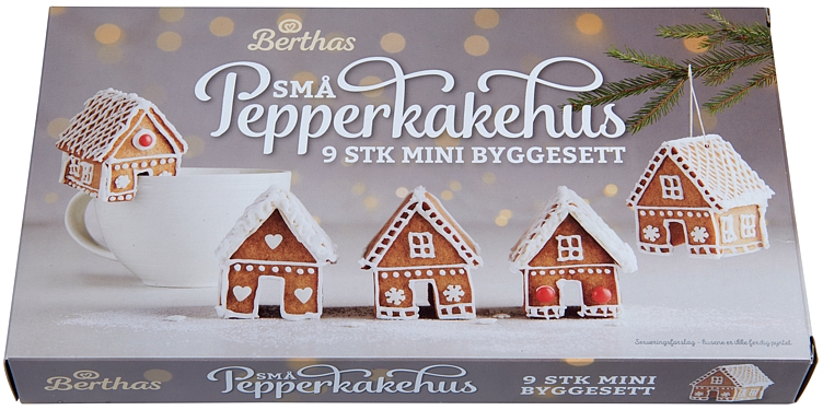 Små pepperkakehus  320g