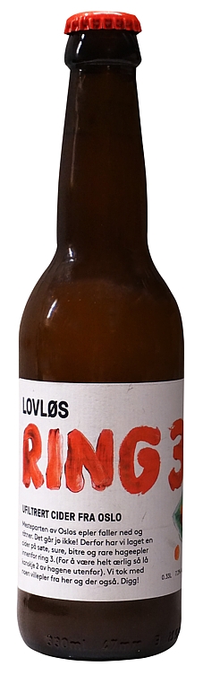 Lovløs ring 3 cider   6%   24x 33cl