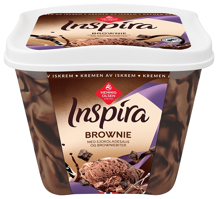 Inspira brownie ice cream 0,9l
