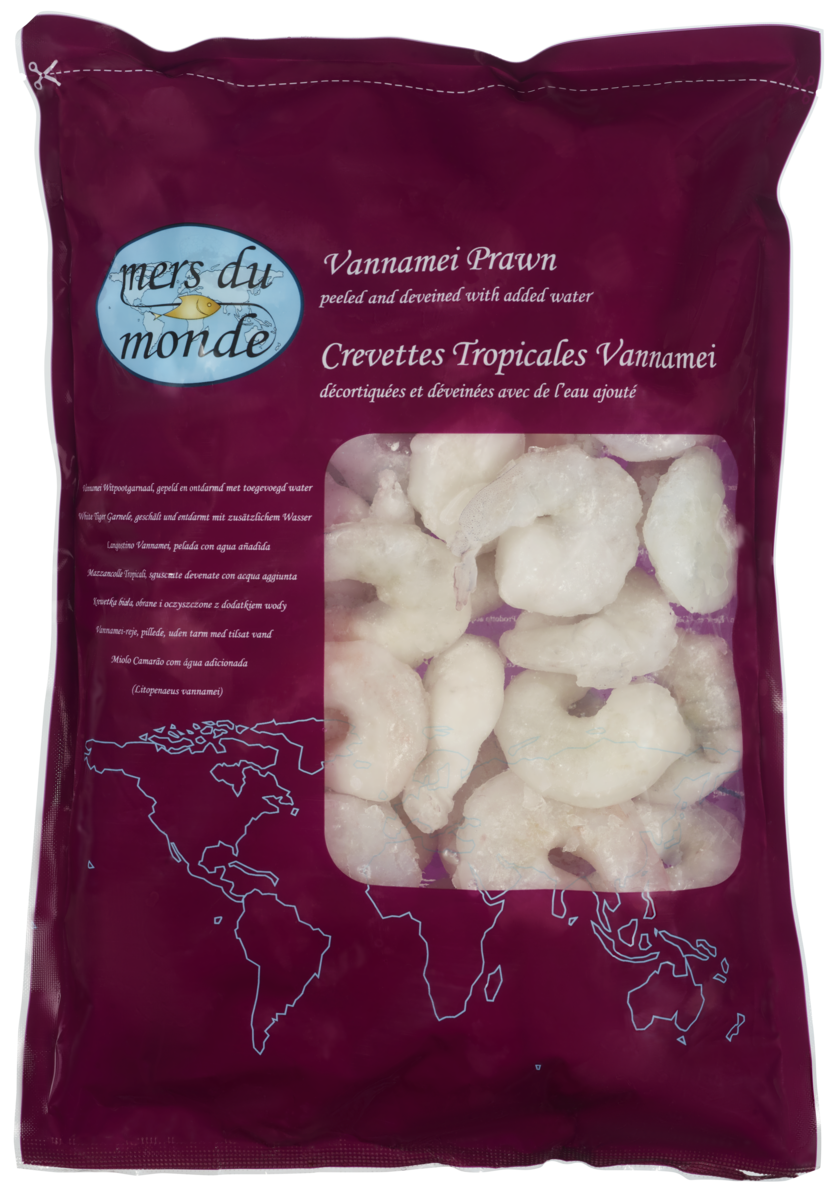 Scampi 16/20 renset iqf 20% glassering  1kg