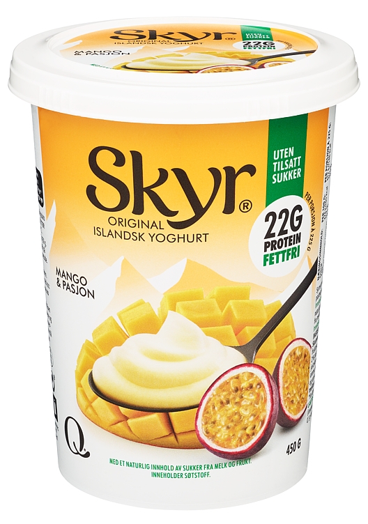 Q skyr mango & pasjon  450g