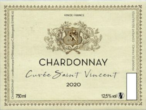 Chardonnay st vincent 12,5% 75cl