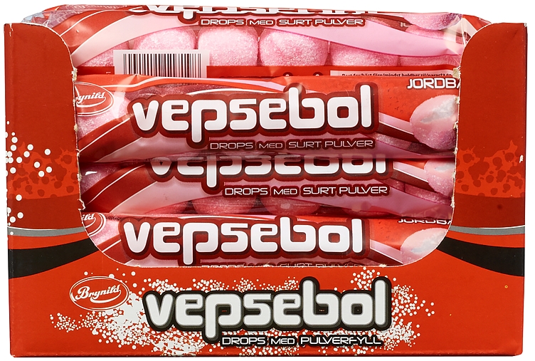 Vepsebol jordbær    42g