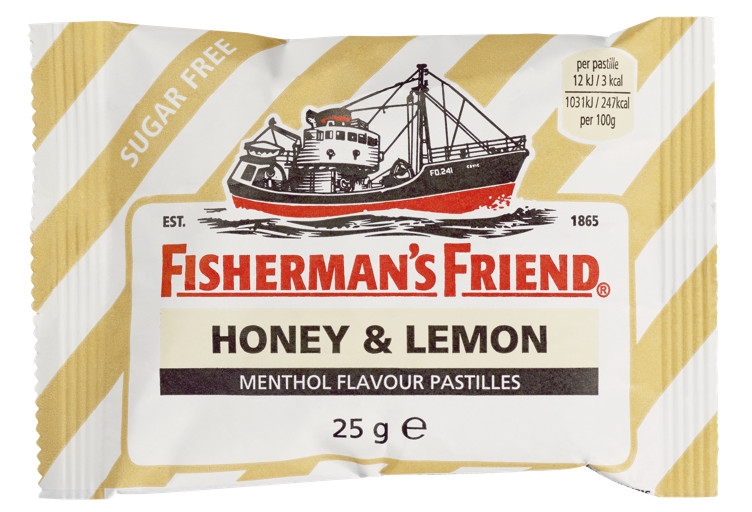 Fishermans friend honey & lemon 25g