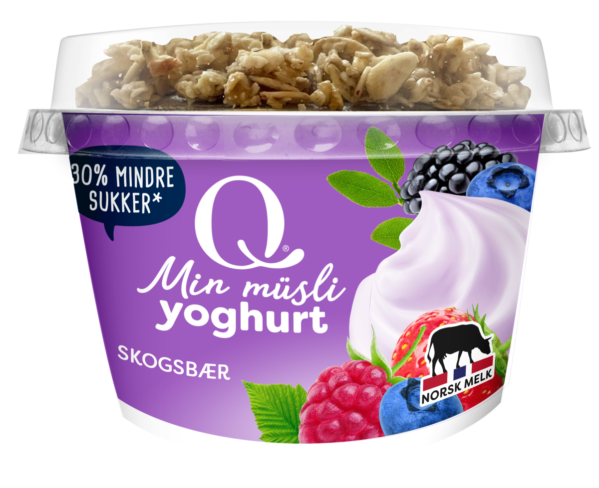 Yoghurt min müsli wild berry beaker  165g