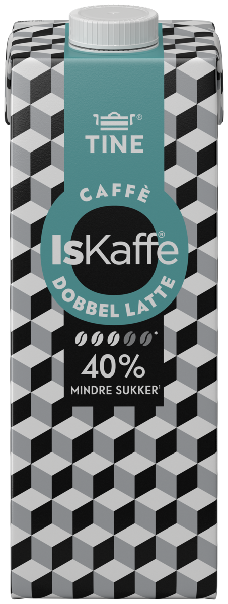 Iskaffe dobbel latte 1l