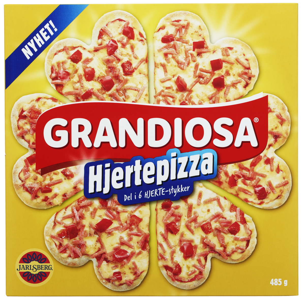 Grandiosa hjertepizza  485g