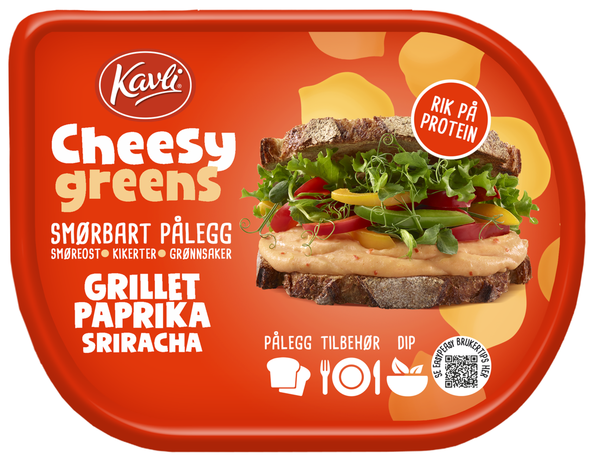 Cheesy green grillet paprika & sriracha 165g
