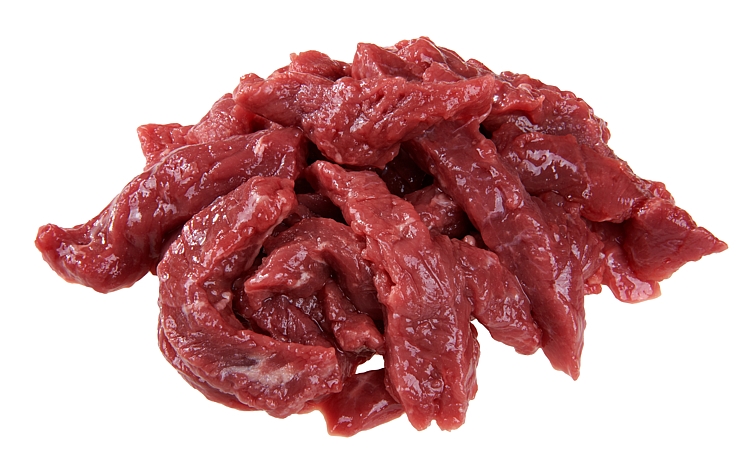 Biffkjøtt strimlet ca5kg kg