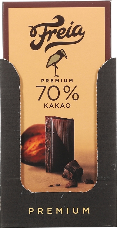 Premium mørk 70% kakao 100g