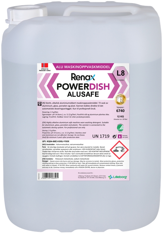 Renax powerdish alusafe 12kg